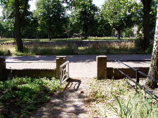 front view from monument house  in Utrecht